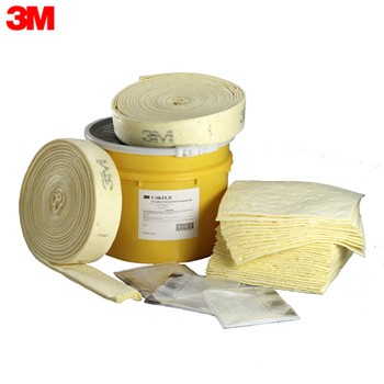 防化吸附套裝|3M防化吸吸附套裝_化學(xué)品泄漏應(yīng)急處理桶C-SKFL31